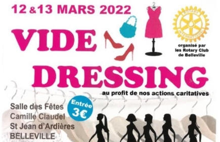 Vide dressing à St Jean d'Ardières les 12 et 13 mars 2022