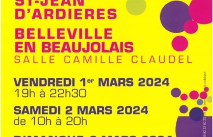 Salon des vins de France du 1er au 3 mars 2024.